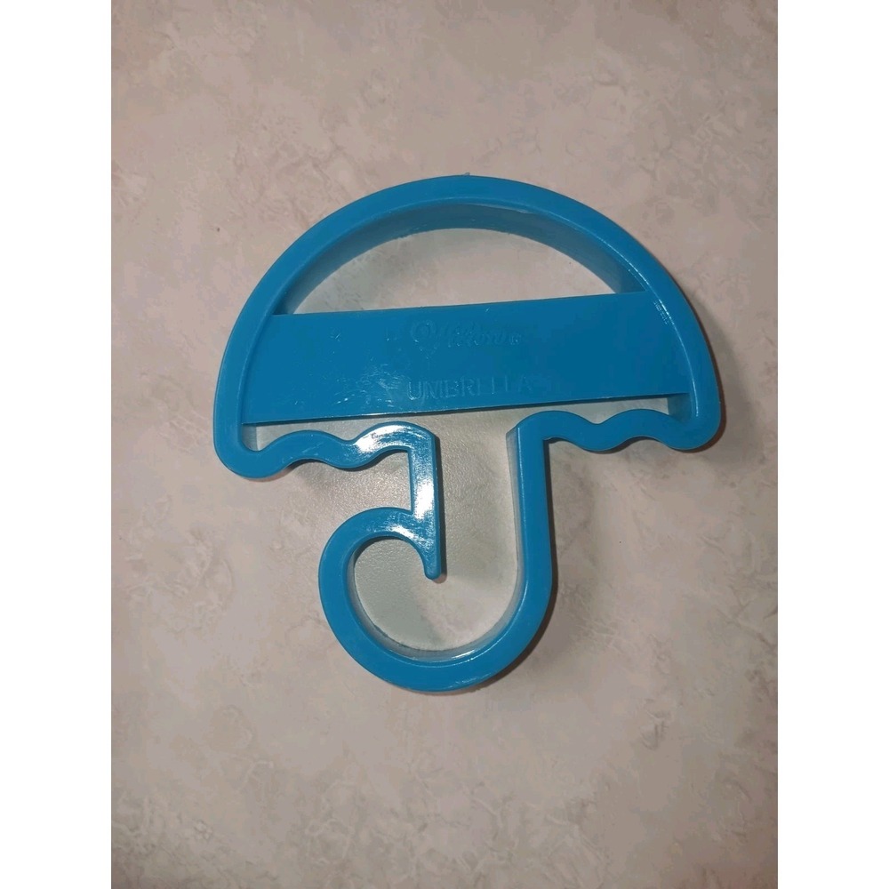 1992 Wilton Umbrella Cookie Cutter "Dont Be Salty" Bake Shop Baby Shower